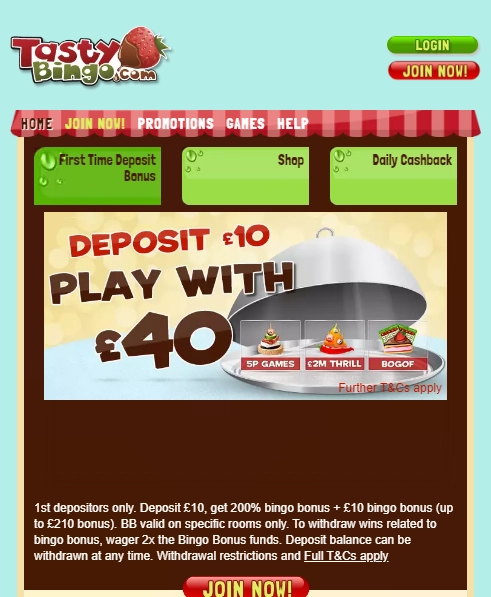 Tasty Bingo Casino